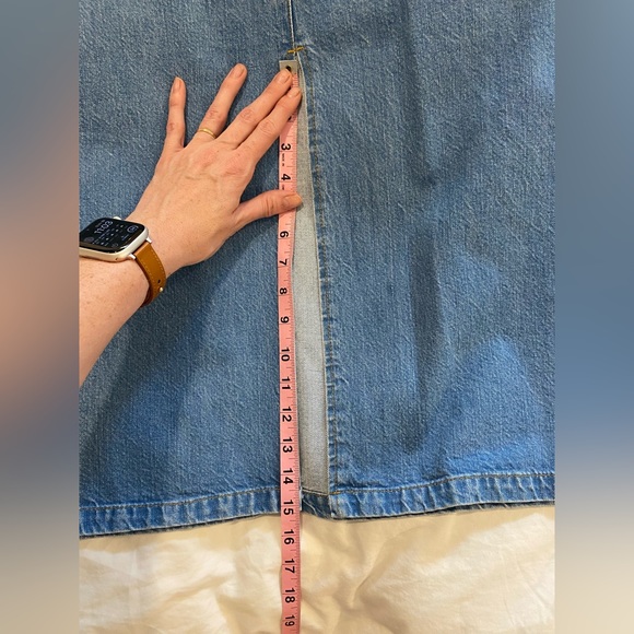 ASOS denim midi skirt - Picture 6 of 8